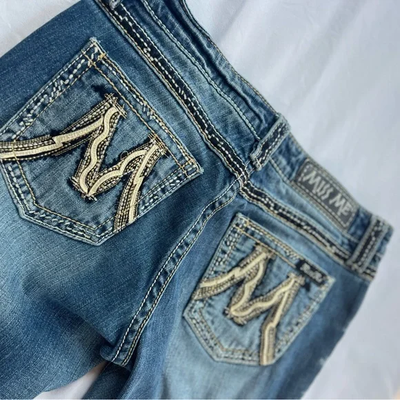 Miss Me Y2K Distressed Skinny Jeans Size 30 - Picture 5 of 7